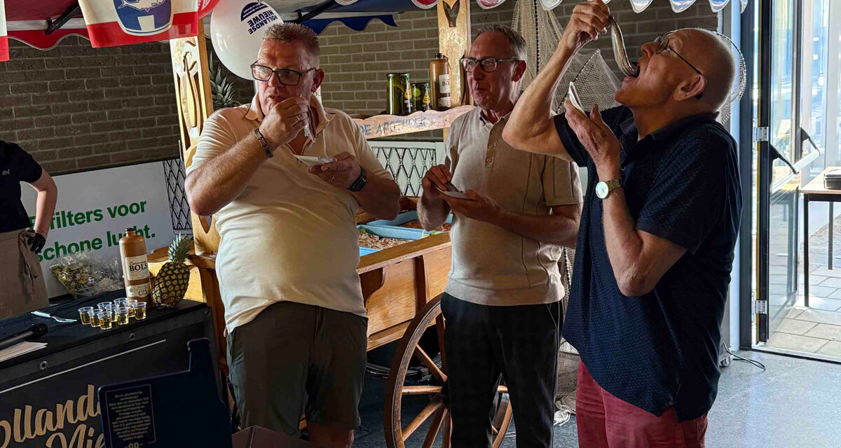 Sport & Business Staphorst geniet van zomerse haringparty