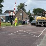 Werk aan het spoor in Staphorst
