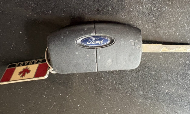 Ford sleutel gevonden