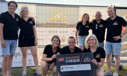 Samen hebben we de berg beklommen: € 60.000 voor KWF Kankerbestrijding