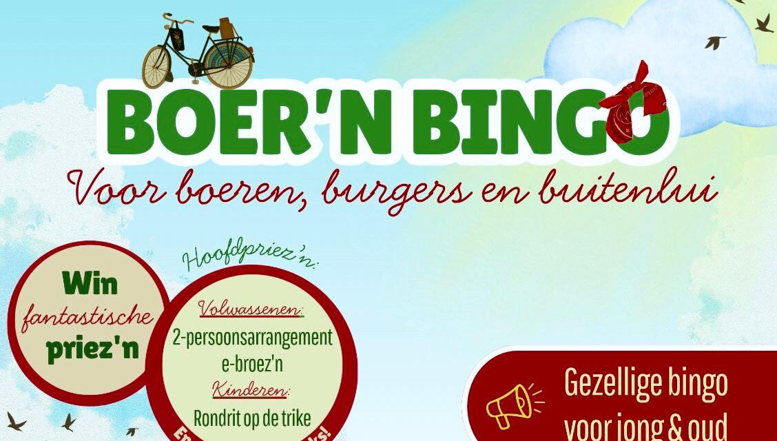 Boer’n-bingo aan de Kerklaan