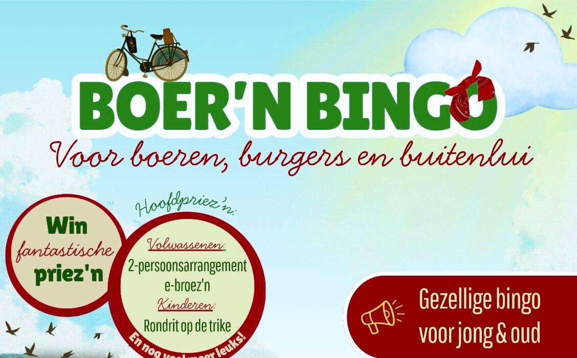 Boer’n-bingo aan de Kerklaan