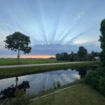 Prachtige luchtfoto’s van gisteravond