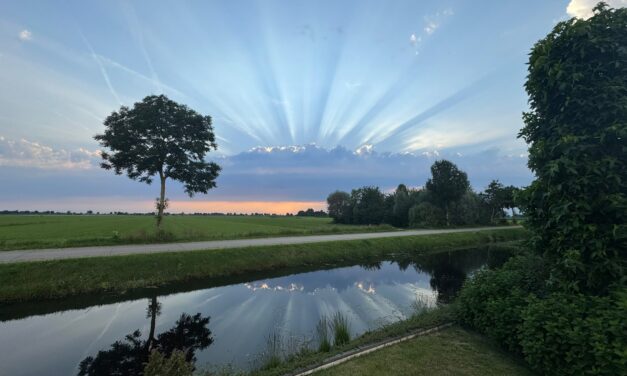 Prachtige luchtfoto’s van gisteravond