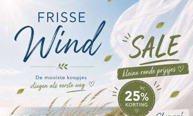 🌦️ Frisse wind door de winkel! 🌦️