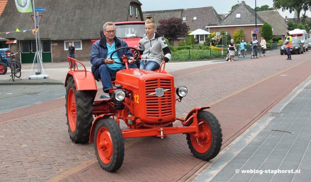 Route Oldtimer trekkerrit 20 juni