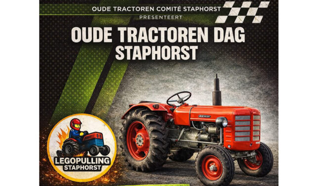 🚜💪 Legopulling komt naar de Oldtimerdag Staphorst! 💪🚜