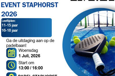 Padel event Staphorst 1 juli