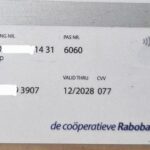 J. Bisschop, hier is uw bankpas