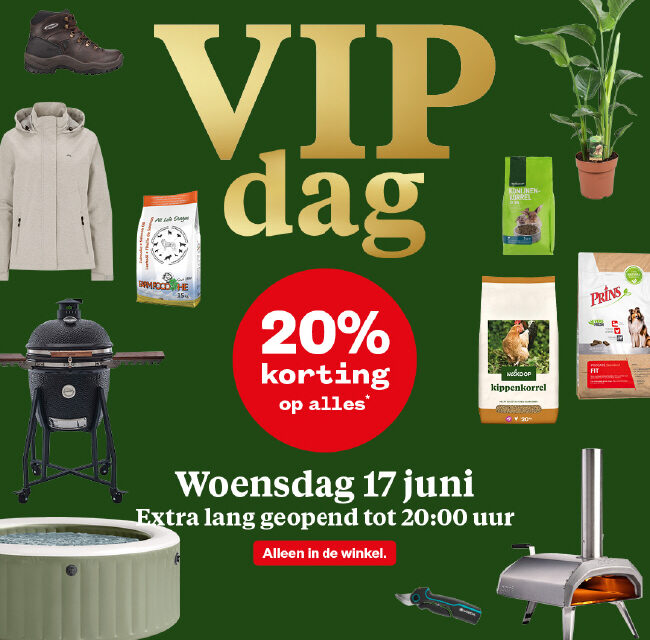 Aankomende woensdag 17 juni VIP-dag bij welkoop Staphorst