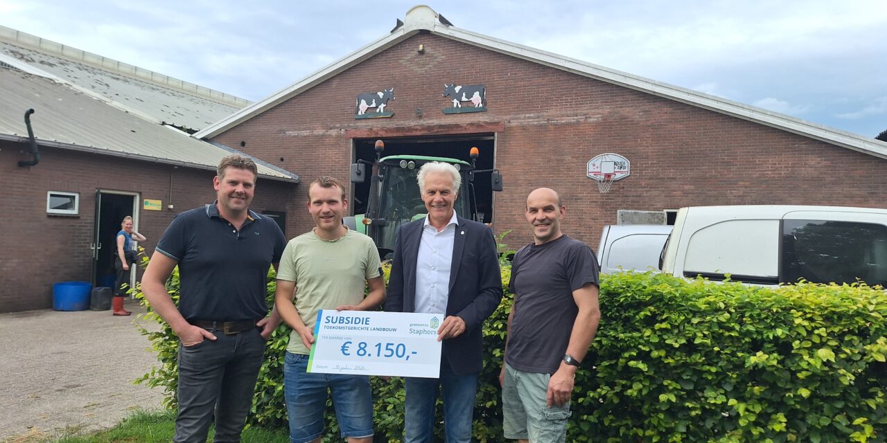 Staphorst kent eerste subsidies toe gericht op toekomstgerichte landbouw
