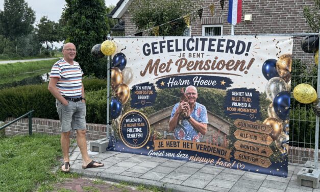 Harm Hoeve met pensioen