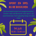 🌳 Sport en spel bij de Bosvijver met buurtsportcoach en jongerenwerker van Stichting BIND!