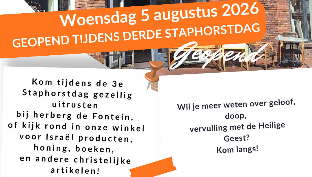 Herberg De Fontein geopend tijdens Open Kerkentour