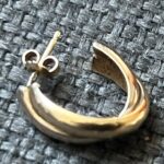 Gouden oorring verloren