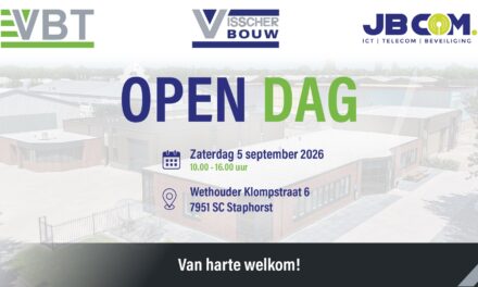 Open dag VBT, Visscher bouw en JBCOM op nieuwe locatie