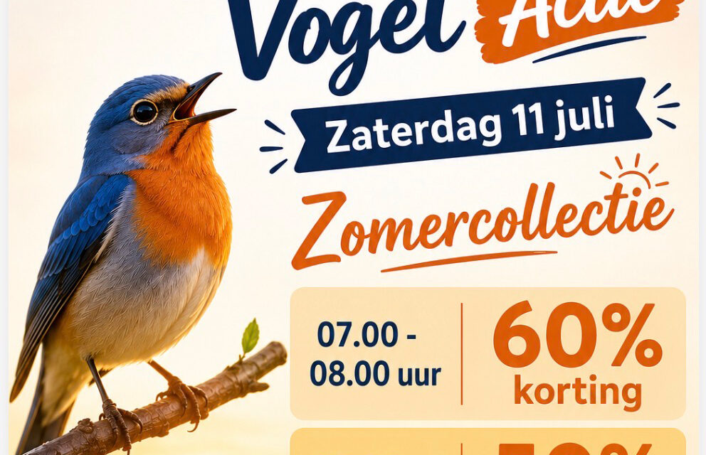Vroege vogelactie bij Jenn
