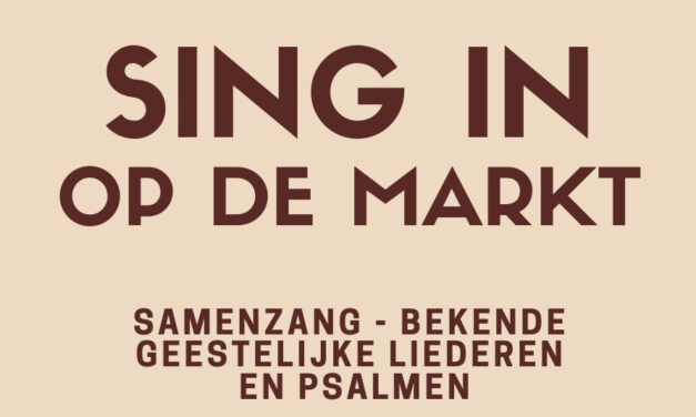 Voor de 2e keer: Interkerkelijke Sing-in op de markt