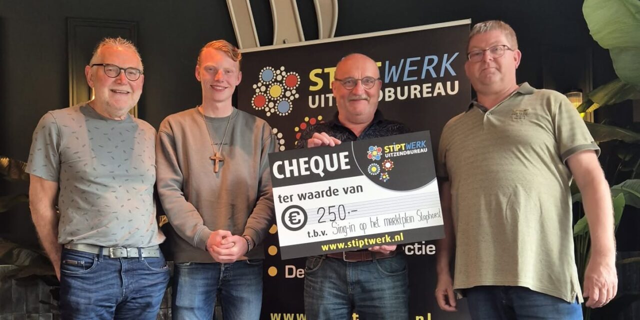 Stiptwerk is jarig en trakteert