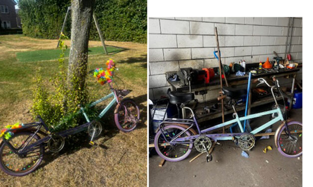 Wie heeft mijn Puch-zadels ‘geleend’ na afloop van Fiets ‘m dr in? (update: ze zijn terecht!)