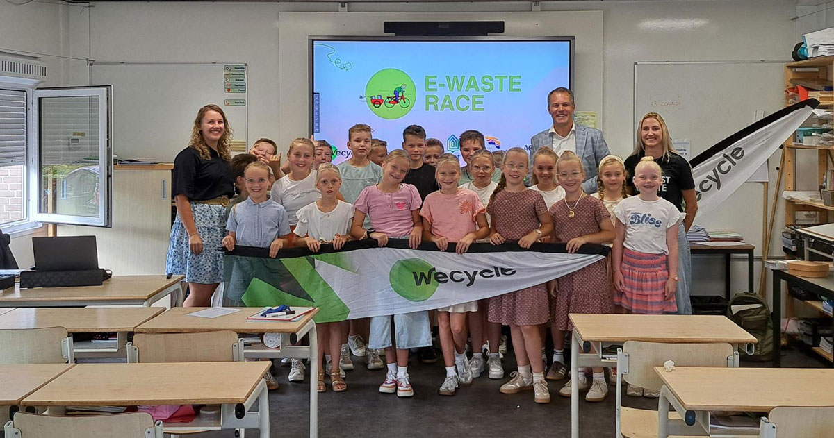 E-waste Race begonnen: leerlingen Prins Mauritsschool gaan strijd aan met elektronisch afval