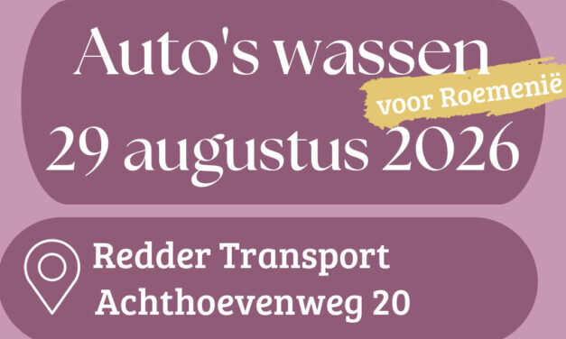 Auto’s wassen voor Roemenië