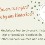 Start Zangseizoen 2026-2027 Christelijk Kinderkoor Tehillim