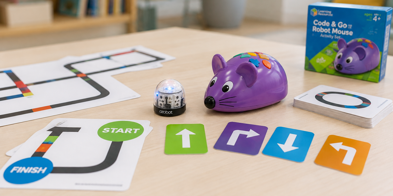 Kinderworkshops met robotjes in de bibliotheek van Staphorst