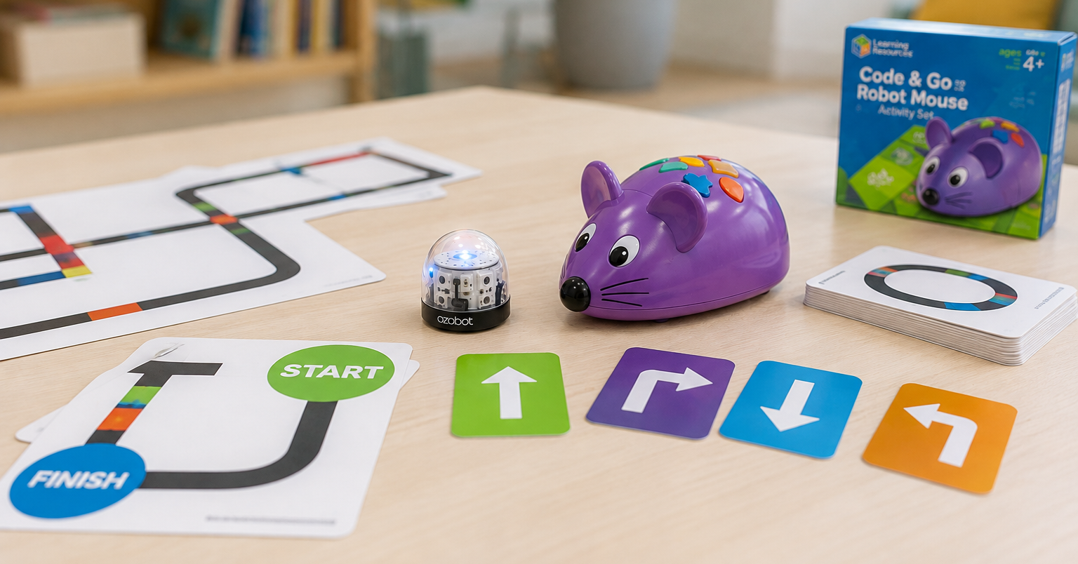 Kinderworkshops met robotjes in de bibliotheek van Staphorst