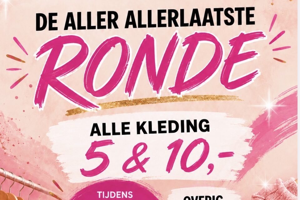Jenn Conceptstore Hasselt: De Aller Allerlaatste RONDE