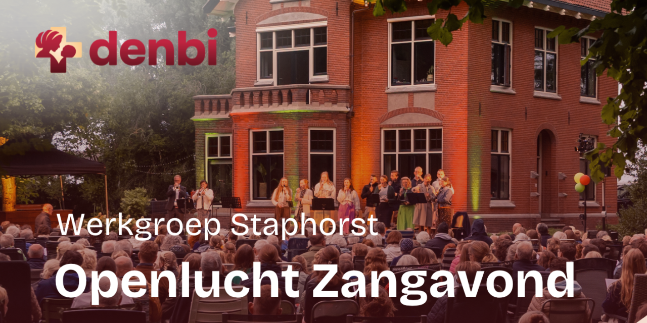 Openlucht Zangavond in Punthorst – zaterdag 15 augustus