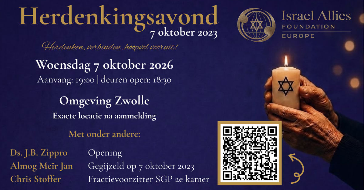 Herdenkingsavond 7 oktober – Israël