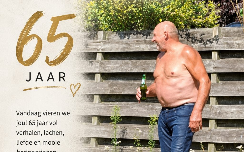 Derk Brinkman 65 jaar