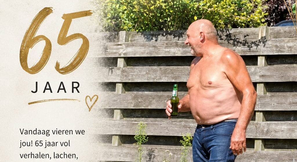 Derk Brinkman 65 jaar