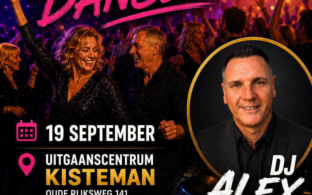 Uitgaanscentrum Kisteman: 19 september, de leukste 40+ dansparty in de regio