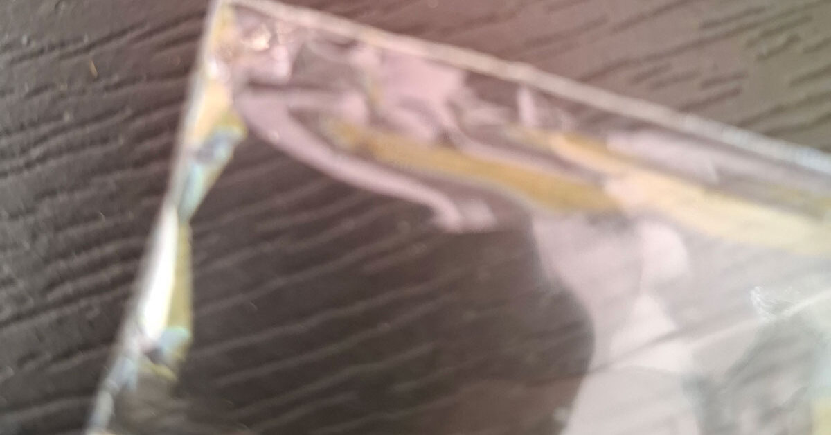 Leesblad in plastic gevonden