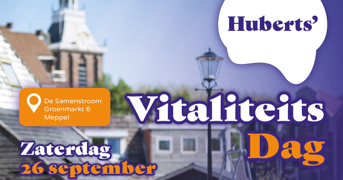 Eerste Vitaliteitsdag voor senioren in Meppel eo.
