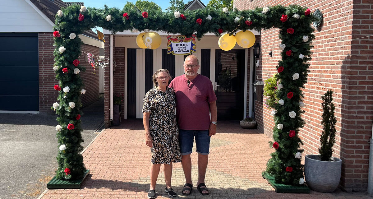 Jan en Hillie Compagner 50 jaar getrouwd