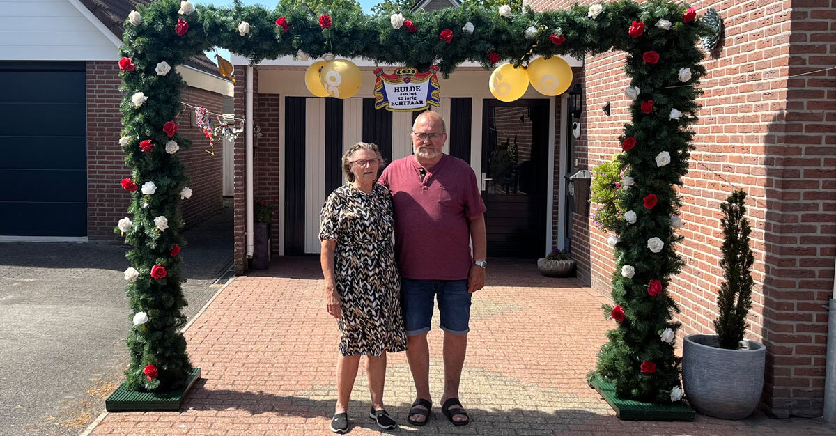Jan en Hillie Compagner 50 jaar getrouwd