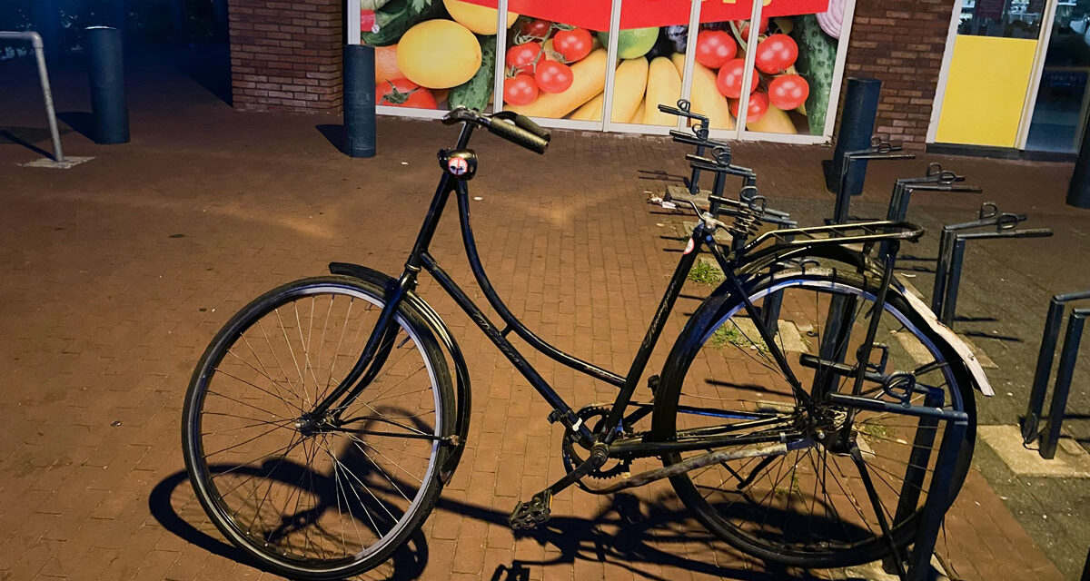 Fiets vernielen op maandagavond