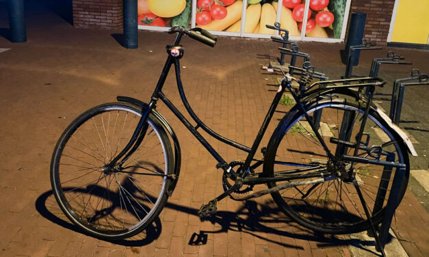 Fiets vernielen op maandagavond