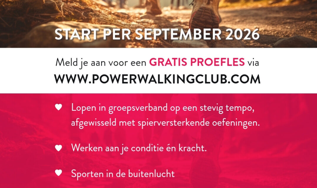  Nieuw in Staphorst: Powerwalking 