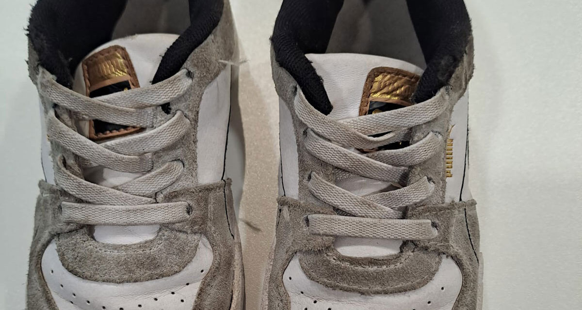 Schoenen blijven staan op braderie