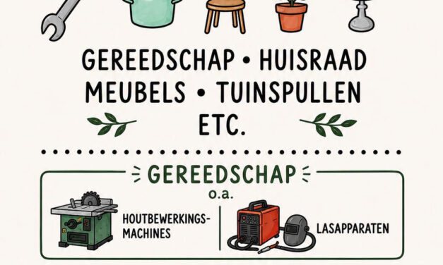 Zaterdag 22 augustus SCHUURVERKOOP