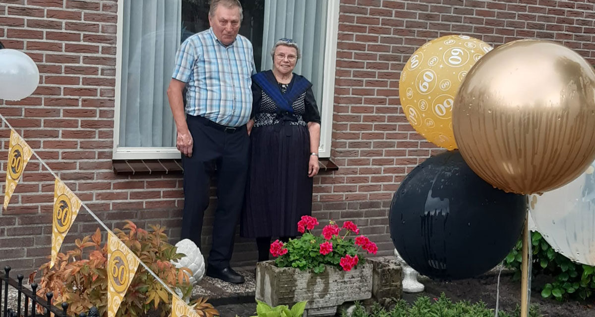 60 jaar liefde: Steven en Aaltje Dunnink-Kooiker