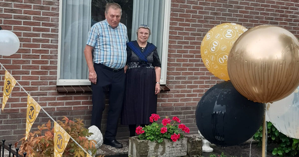 60 jaar liefde: Steven en Aaltje Dunnink-Kooiker