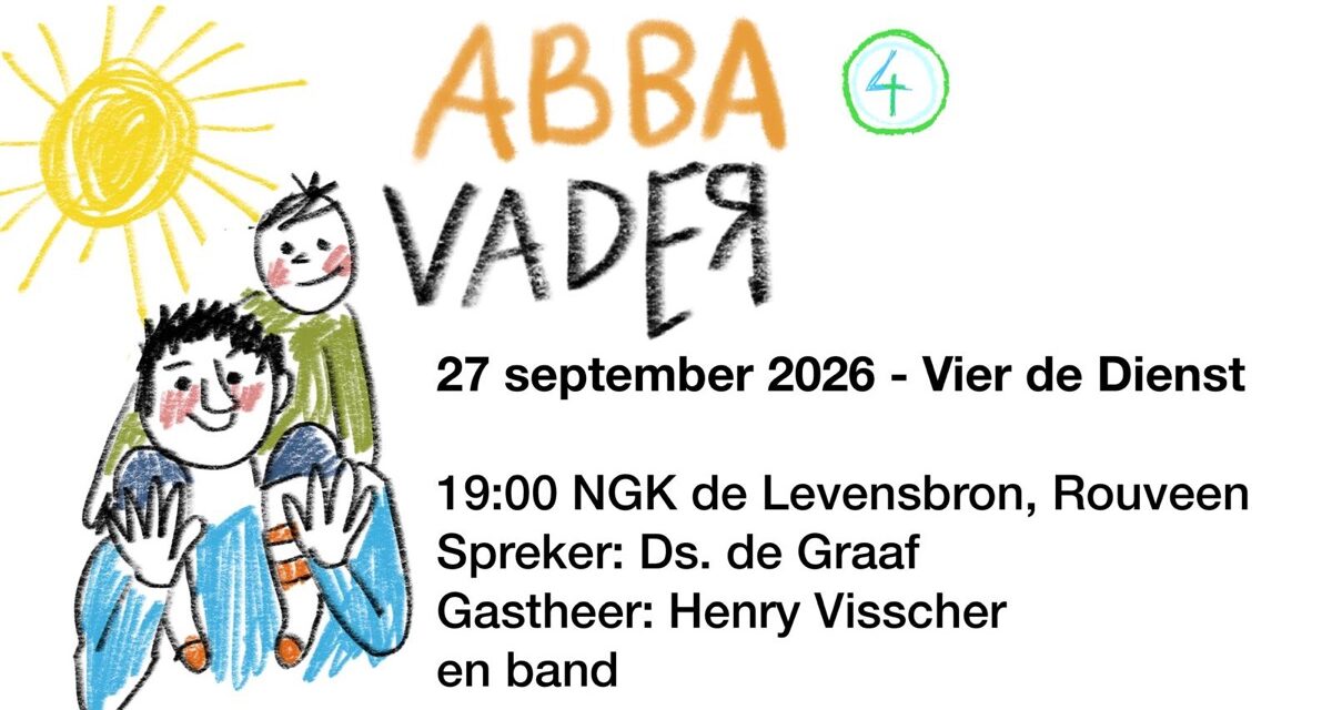 27 september – Vier de Dienst: ABBA Vader