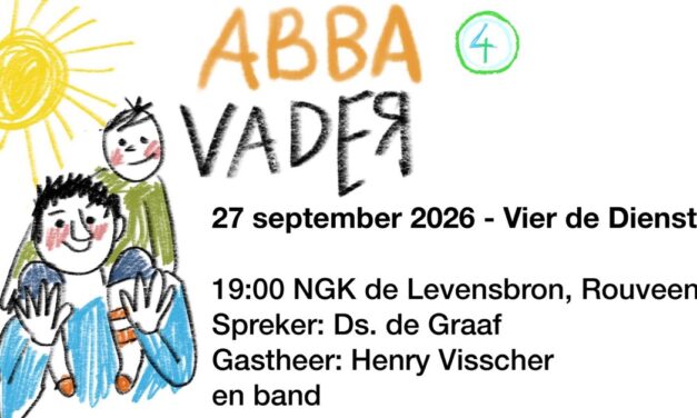 27 september – Vier de Dienst: ABBA Vader
