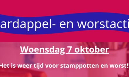 Woensdag 7 oktober is het weer tijd voor de aardappel- en worst actie van RHOE (Rouveen Helpt Oost Europa)