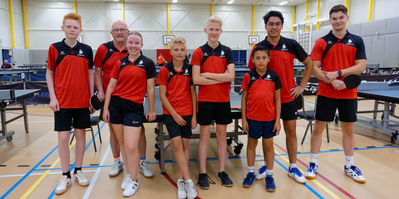 Jeugdlid Alexander Stegeman wint als enige Staphorster tafeltennisser 1e prijs op het Open Kampioenschap van Avereest
